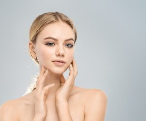 Portrait of young woman