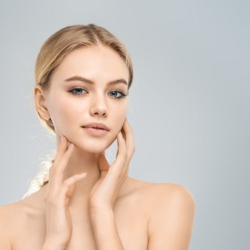 Portrait of young woman